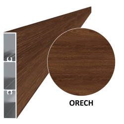 Profil na výplň 100x16mm, materiál EN AW-6060 T66,hliník s povrchovou úpravou drevo dekor, cena za meter