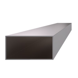 Profil uzatvorený 100x50x2mm, brúsená nerez K320 /AISI304, cena za 1m