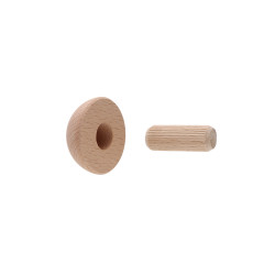 Drevené ukončenie madla ø 42 mm, buk bez náteru