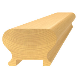 Drevený profil 62 x 43 x 3000 mm, buk, brúsený bez náteru