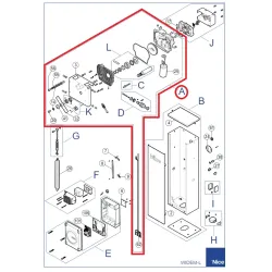 SPAMG247A00 (A) kit motora s prevodovkou  pre závoru WIDEM