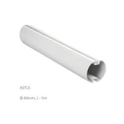 Al rameno biele L-5m, ø60mm pre závoru ALT424
