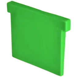Klin plastový, zelený, sklo 21.52mm ku AL. kotviacemu profilu