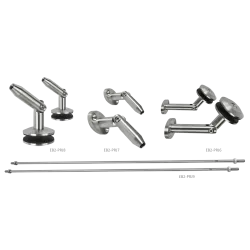 Set na sklenený prístrešok pre sklo 8 - 12,76 mm, AISI 316