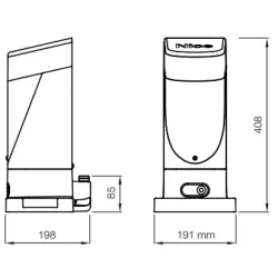 SLH400BDKCE sada pohonu SLIGHT pre posuvnú bránu do 400kg