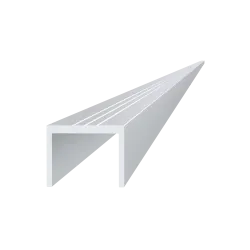 U profil 29x22mm, L-6000mm, hliník bez povrchovej úpravy