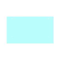 Transparentné ESG/VSG sklo, 1000 x 1750 x 12,76 mm