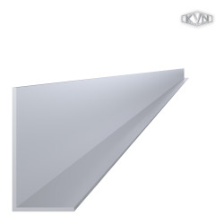 L profil 60x30x2mm, materiál EN AW-6060 T66, prírodný hliník bez povrchovej úpravy, cena za meter