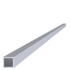 Jokel 20x20x2mm, L-6000mm, hliník bez povrchovej úpravy