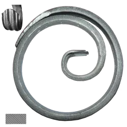 Kruh (ø 100mm), 12x6mm, hladký, široké rozkutie