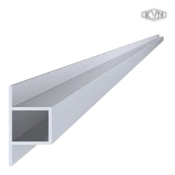 T profil uzavretý 40x35x75mm, materiál EN AW-6060 T66, prírodný hliník bez povrchovej úpravy, cena za meter