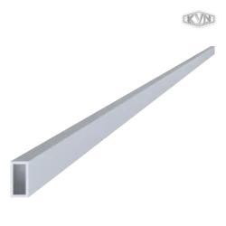 Jokel 20x10x1.5mm, materiál EN AW-6060 T66, prírodný hliník bez povrchovej úpravy, cena za meter