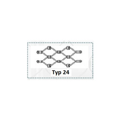 Nerezová lanková sieť, AISI 316, lanko 2.0mm, oko 50x50mm, rozmer 4650x4650mm