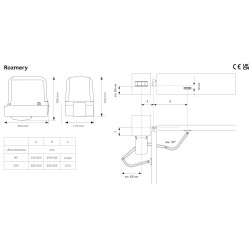 LiftMaster AA250EVK-03 s myQ rozhraním 828EV
