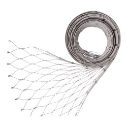 Nerezová lanková sieť, AISI 316, lanko 2.0mm, oko 60*104mm, rozmer 260*4550mm