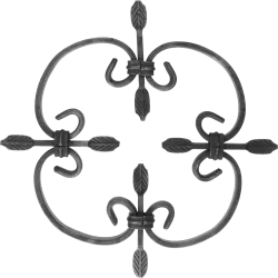 DOPREDAJ: Ornament 240x240 mm, hladký profil 12x6mm