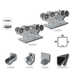 MEDIO-9 samonos do 550 kg/8,5 m, profil 98 x 98 x 5 mm, Fe intenzívna prevádzka