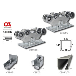 GRANDE-9 samonos do 1000 kg/15 m, profil 140 x 140 x 6 mm