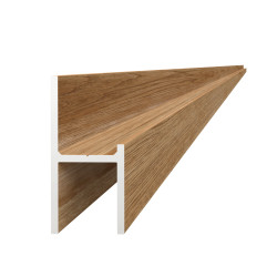 UT profil 20,5x44mm, hliník štruktúra BUK,cena za meter