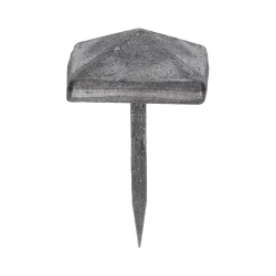Ozdobný kovaný klinec, hlavička 30x30x13mm, hrot 3x2x34mm, bez povrchovej úpravy