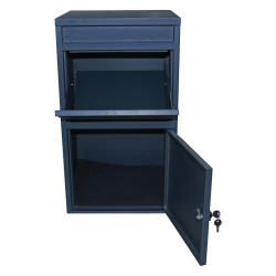 Box na balíky s prepadovou lištou, RAL 7016 (antracit)