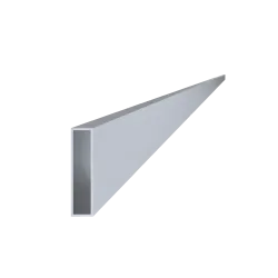 Jokel 60x20x1.2mm, materiál EN AW-6060 T66, prírodný hliník bez povrchovej úpravy, cena za meter