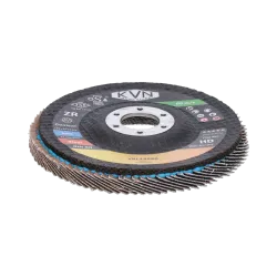 Prémiový lamelový kotúč na oceľ a nerez, 125mm, zrno 60, extra hrubý PREMIUM, 100% zirconia, kónický