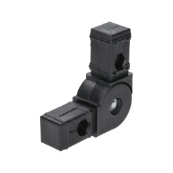 Plastová spojka - pohyblivý rohový kus do profilu 30x30x2mm