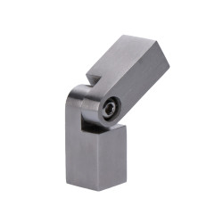 DOPREDAJ! Zužujúci spoj s kĺbom na tyč 12 x 12 mm, brúsená AISI 304