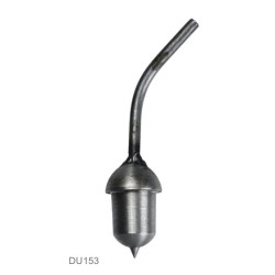 Žaluď 44x25mm, stopka 70x5mm, oceľ bez povechovej úpravy