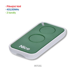 Vysielač ERA 2-kanálový, 433MHz, plávajúci kód, zelený