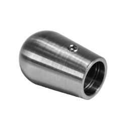 Ukončenie ø 20 mm na trubku ø 12 mm, brúsená AISI 304