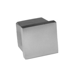 Ukončenie na jokel 30 x 30 mm, brúsená nerez AISI 304