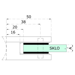 Gumičky na sklo 6,76 mm