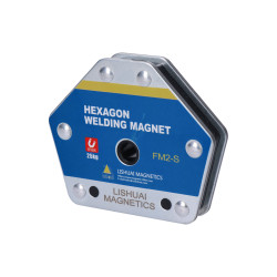 Zvárací magnet / zvárací uhol, zaťaženie 25kg, meracie uhly: 30°, 45°, 60°, 75°, 90°, 105°