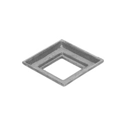 Krytka 80x80x17mm s otvorom 41x41mm, odliatok