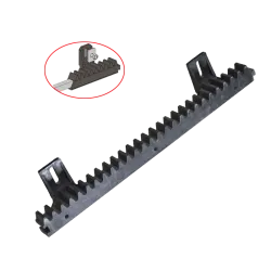 Hrebeň nylon kov L-400mm,30x20mm, Fe jadro 12x12mm, pre brány do 700kg,