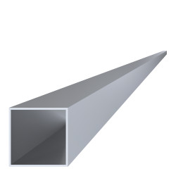 Jokel 60x60x2mm, L-6000mm, hliník bez povrchovej úpravy