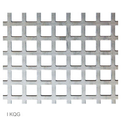 Nerezový dierovaný plech štvorcový radový, otvor: 10x10mm, rozteč: 15mm (2000x1000x1,5mm) bez povrchovej úpravy /AISI304