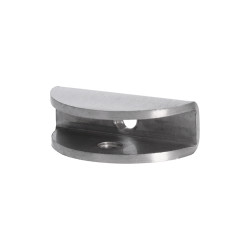 Držiak police pre sklo 8 - 10 mm, brúsená nerez AISI 304