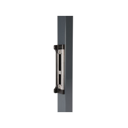 LOCINOX® SFKI dorazová lišta z nehrdzavejúcej ocele pre zámky FORTYLOCK, FIFTYLOCK, SIXTYLOCK, na profil 30x30 mm