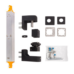 LOCINOX® INTERIO - zabudovaný hydraulický zatvárač pre krídlové brány do 150 kg / 1.5 m, otvárateľný do 125°