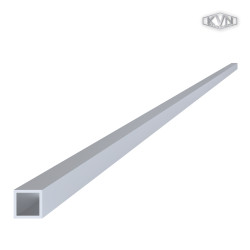 Jokel 15x15x1.5mm, materiál EN AW-6060 T66, prírodný hliník bez povrchovej úpravy, cena za meter