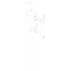 LOCINOX® RHINODRILL súprava náradia pre montáž zatvárača brány RHINO