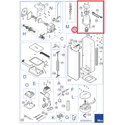 SPMTG10600 motor pre M-BAR, pre BCU1, 4 pin enkoder