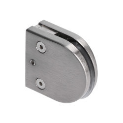 ZAMAK svorka skla plochá, pre sklo 8 - 10 mm, zliatina Al/Zn