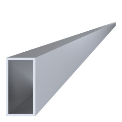 Jokel 80x40x3mm, L-6000mm, hliník bez povrchovej úpravy