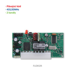 Prijímač zástrčkový,pamäť na 63 vysielačov, séria FLOR