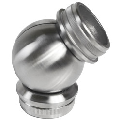Spojka s kĺbom na trubku ø 42,4 mm, brúsená nerez AISI 304