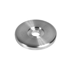 Platňa na bočné kotvenie stĺpu (ø 50x5mm) brúsená nerez K320 /AISI304